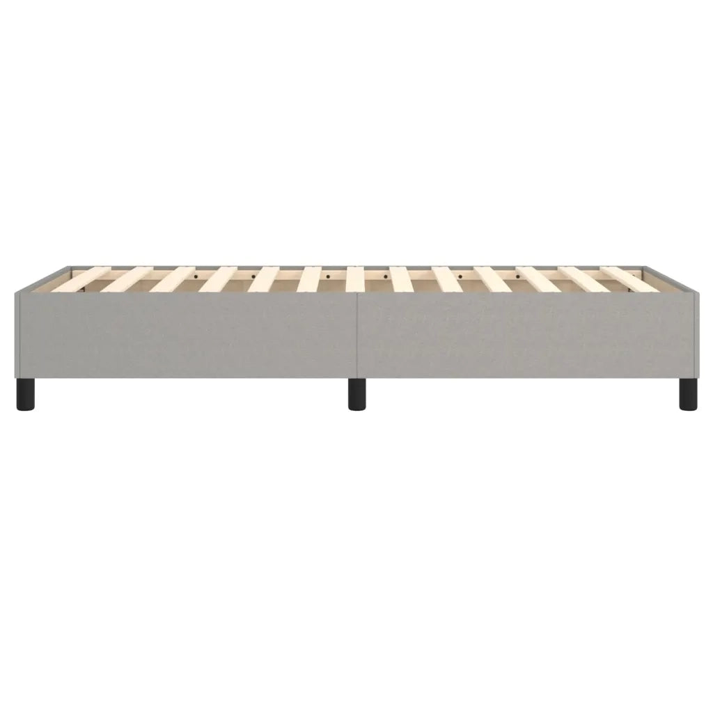Struttura Letto a Rete a Molle Grigio Chiaro 90x190 cm Tessuto 3120822