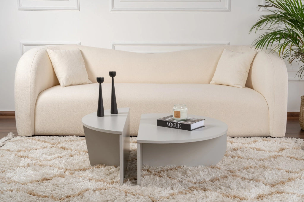 Tavolino in legno "Orion" 90 x 60 x 30 cm - Grigio