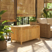 Garden Chest 110x52x55 Cm Bamboo