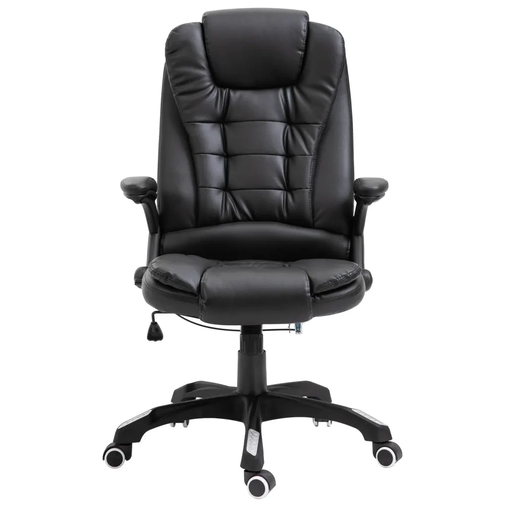 Sedia da Ufficio Nera in Similpelle