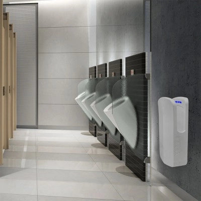 Asciugamani elettrico 1450W automatico salvaspazio grigio
