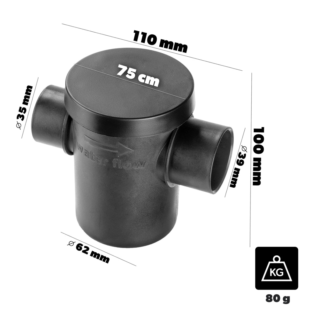 Filtro esterno per acqua piovana KADAX, serbatoio per acqua piovana, filtro, accessori