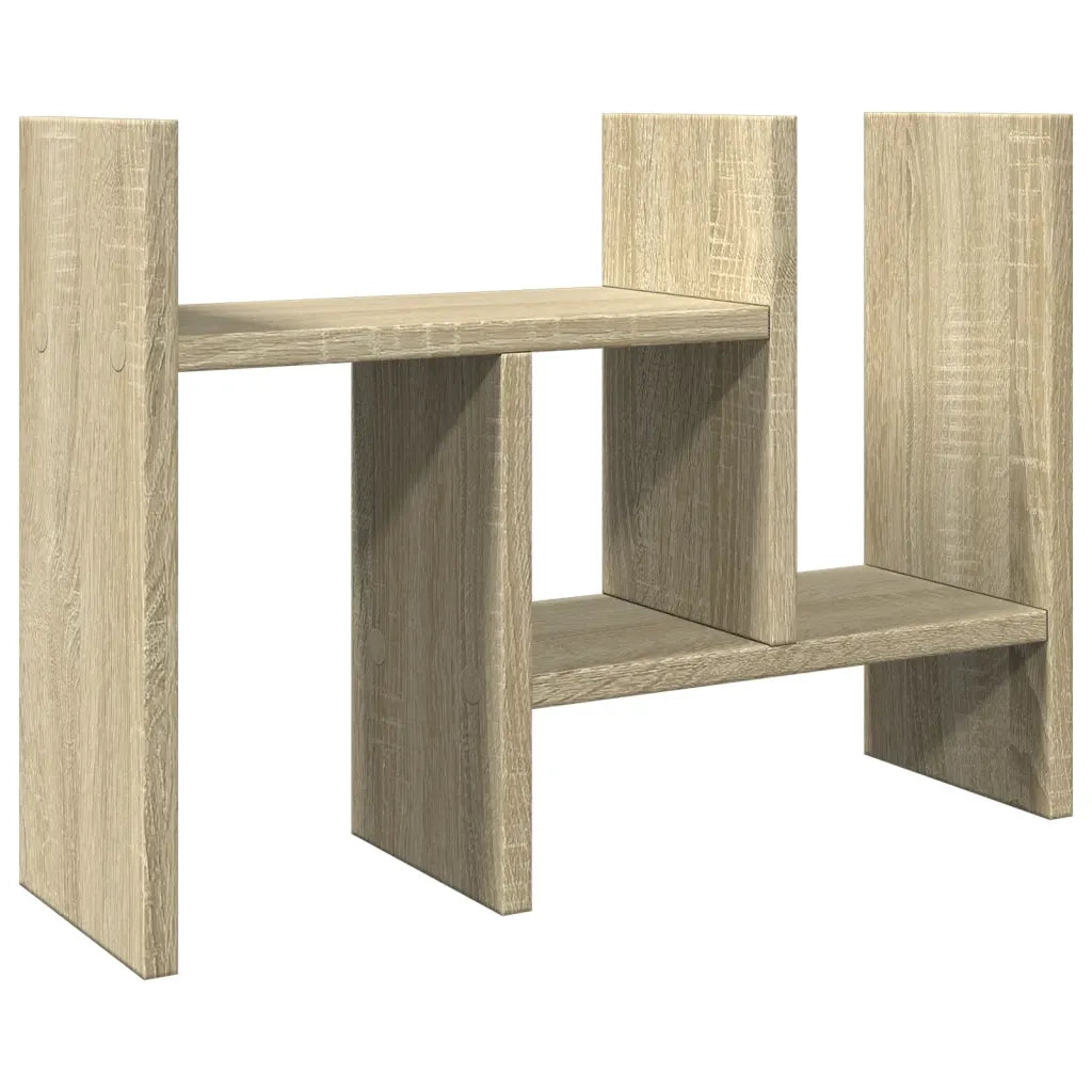 Organizer Scrivania Rovere Sonoma 34,5x15,5x35,5 cm Multistrato 848054