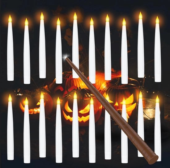 LED Candelabra con Comando a Distanza - Decorazioni di Halloween e Natale