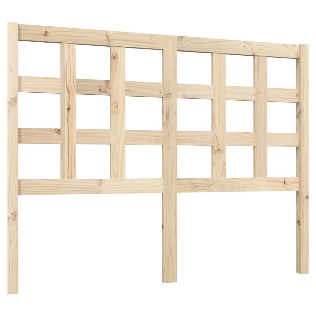 Testiera Letto-Testata-Testiera Decorativa 125,5x4x100 cm in Legno Massello di Pino 948127