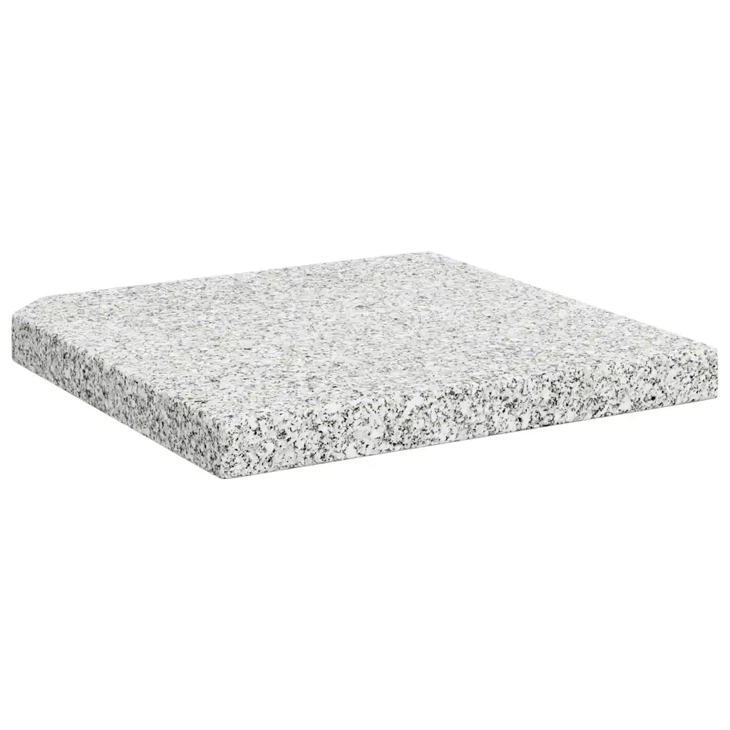Piastra per Parasole in Granito Quadrata 25 kg Grigia CFW6591448