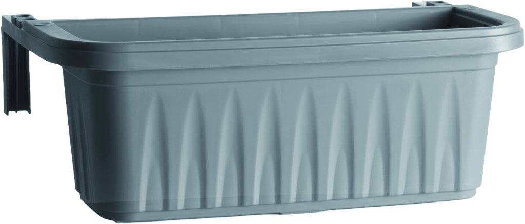 Bama FIORIERA RETTANGOLARE RONDINE Col. Grigio cm. 50x20x18,5 h