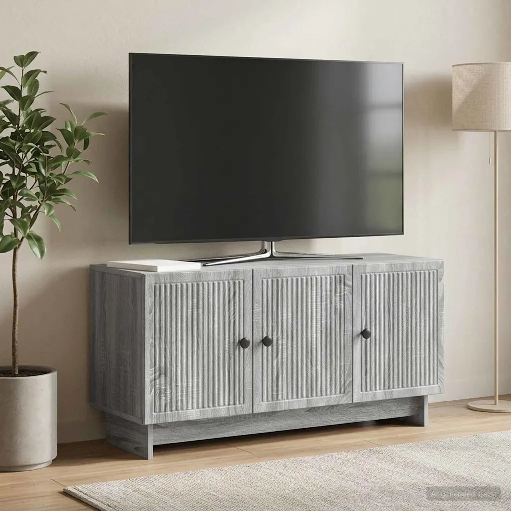 Mobile TV Grigio Sonoma 99 x 34,5 x 50 cm Legno ingegnerizzato 894031