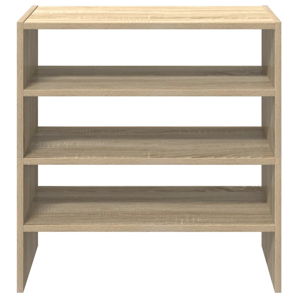 Scarpiere 2 pz Impilabili Rovere Sonoma 60x30x30,5 cm