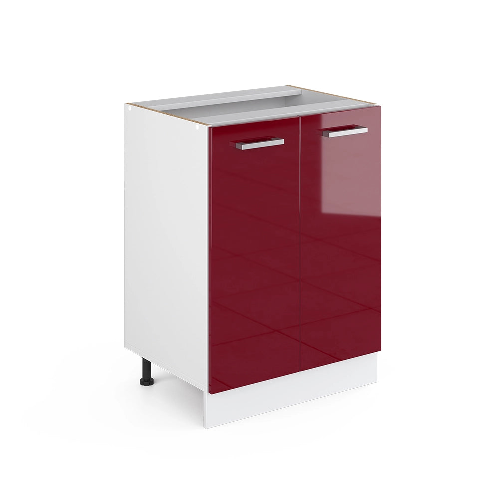 Vicco Frontale cucina Rosso lucido 59.2 x 71.3 cm frontale del mobile per mobile base