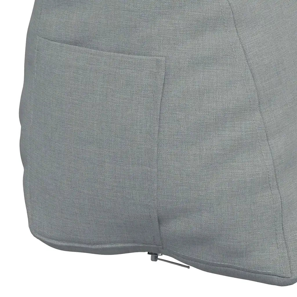 Cuscino per Schiena Grigio chiaro 60 x 20 x 50 cm Tessuto 42015031