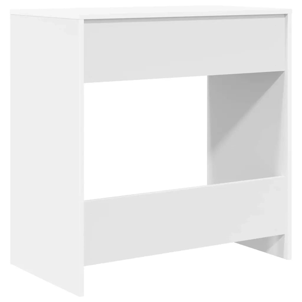 Scrivania | Tavolo da Ufficio Bianco 77.5 x 43 x 79 cm Legno multistrato
