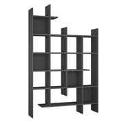 Libreria in legno "Manco" - 122 x 25 x 188 cm - Antracite