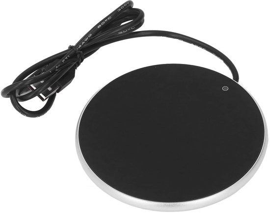 Bicchierino riscaldatore USB - Caldaie per caffè per ufficio - Termine per bevande calde portatile - Argento - Ideale per casa e ufficio - Comp...