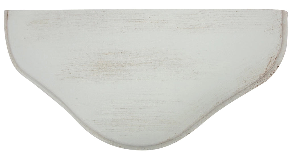 Biscottini Mensola a muro in legno finitura bianco anticato Made in Italy L43xPR21xH32