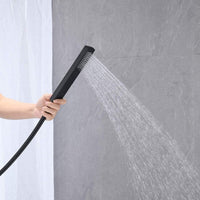 Miscelatore a pavimento per vasca freestanding black calcutta in ottone *** tinta nero, confezione 1