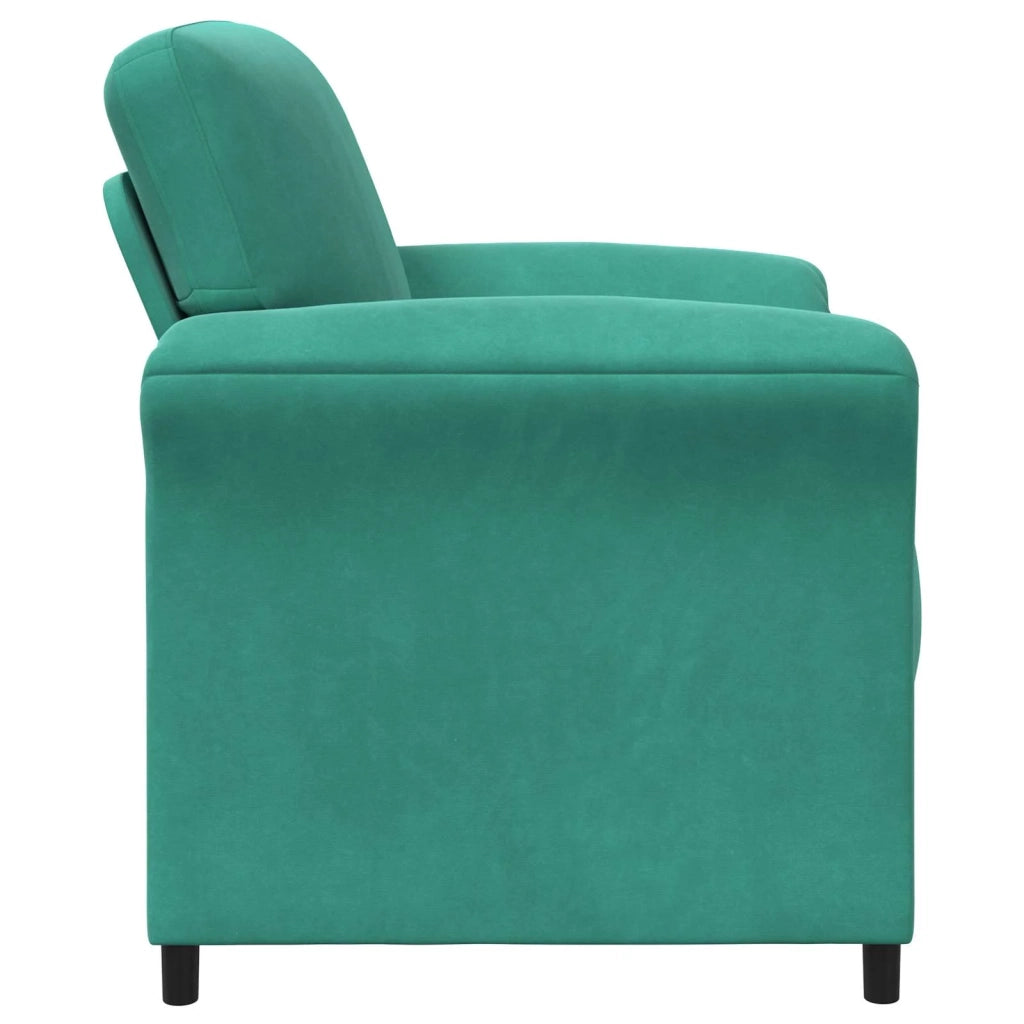 Divano 1 posto Turchese 88 x 83 x 95 cm Velluto 42033935