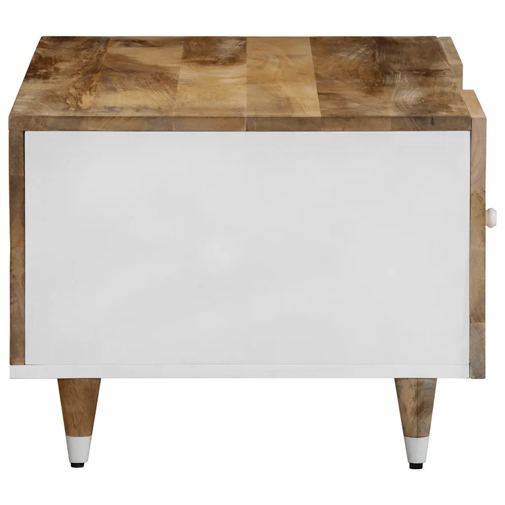 Tavolino da Salotto 100x54x40 cm in Legno Massello di Mango 4018676