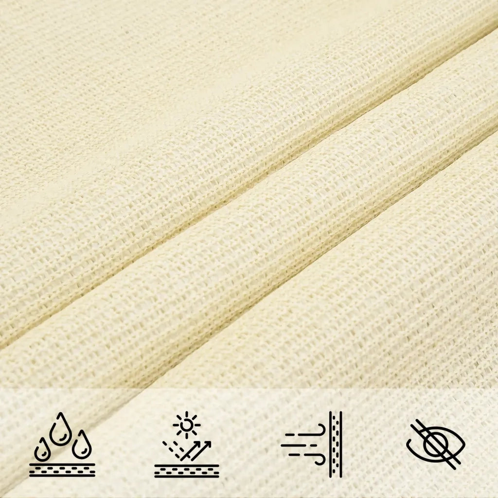 Vela Parasole 160 g/mÂ² Crema 6x7 m in HDPE