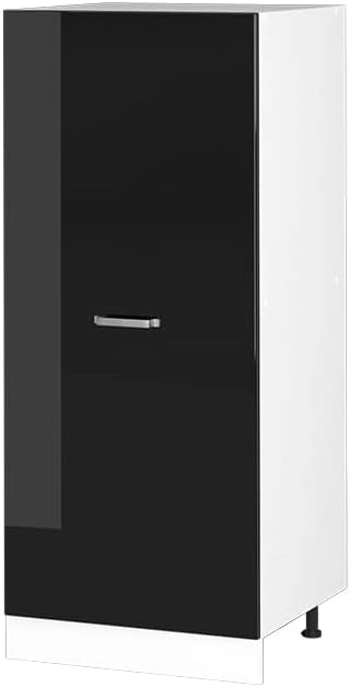 Frontale cucina R-Line, Nero lucido, 59.6 x 132.7 cm frontale del mobile per dispensa