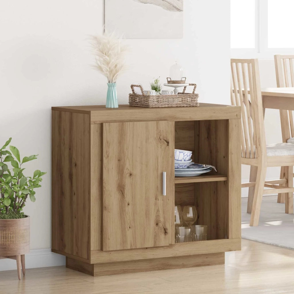 Credenza Rovere artigianale 80 x 40 x 75 cm Legno multistrato