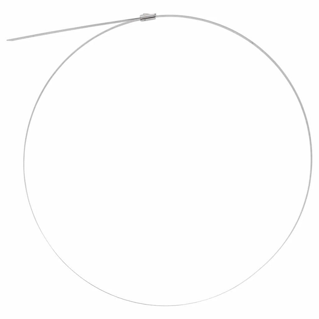 Fascetta per Cavi 250 pz 4,6 x 700 mm Argento 42029339