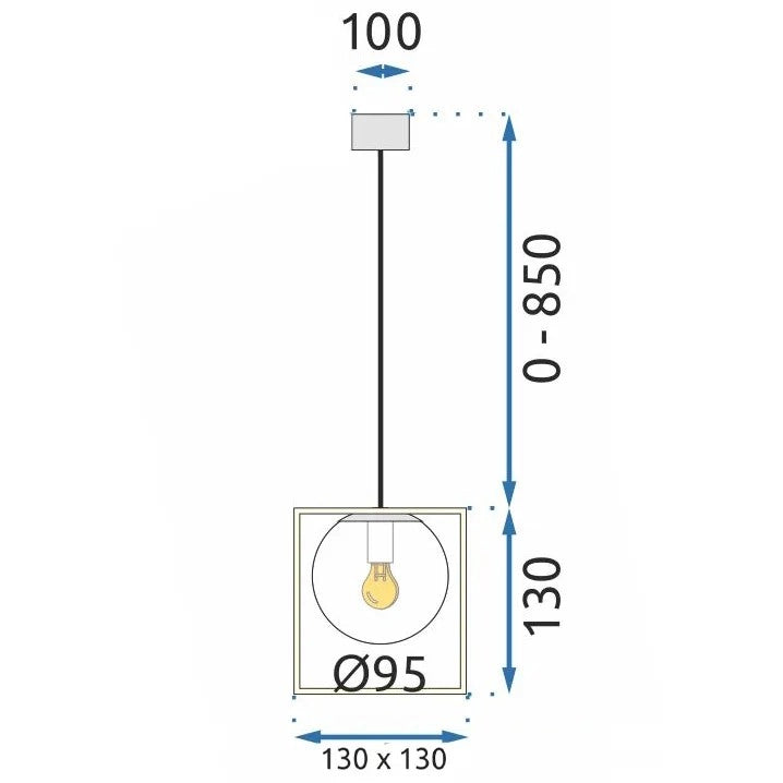 Lampada APP1165-1CP Gold White