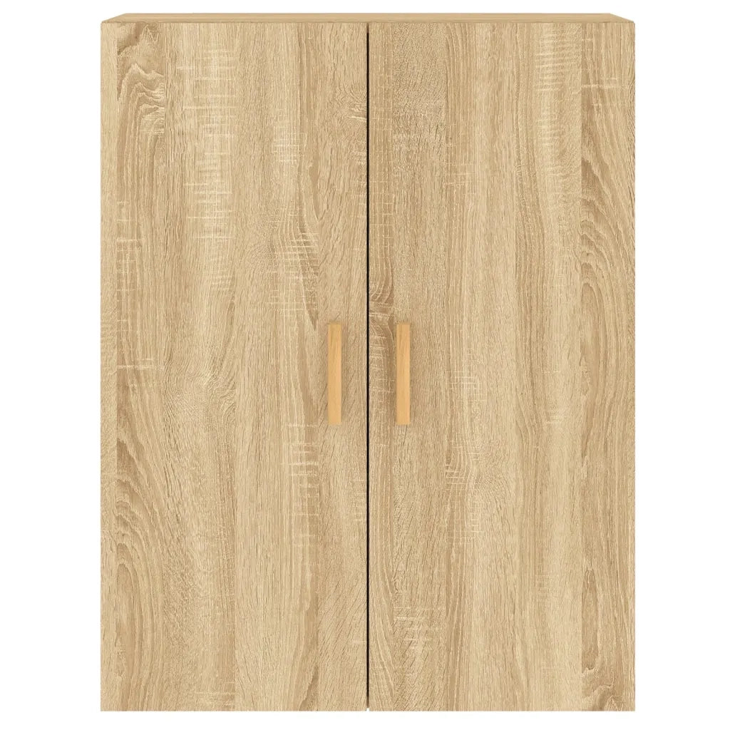 Armadietti a Parete 2 pz Rovere Sonoma in Legno Multistrato 3197875