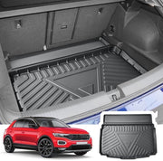 Compatibile con VW T-ROC 2017-2023 2024 2025 Cassetto bagagliaio TPE Cassetto bagagliaio mat Waterdipendente Anti-sabbia cassetto bagagliaio Auto Cassetto bagagliaio Auto T ROC 2025 Accessori