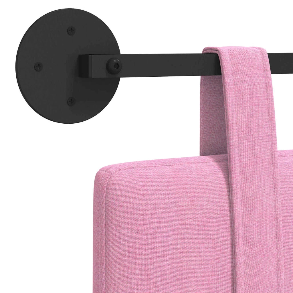 Testiera | Testata sospesa Rosa Tessuto