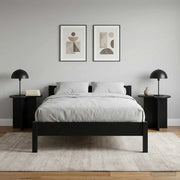 Tavolo laterale 2 pz Rovere Nero Ø 39 x 38 cm 8001082