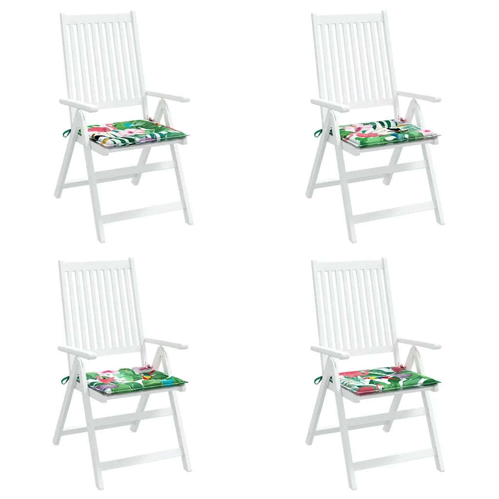 Cuscini per Sedia 4pz Multicolore 40x40x4 cm in Tessuto 361018
