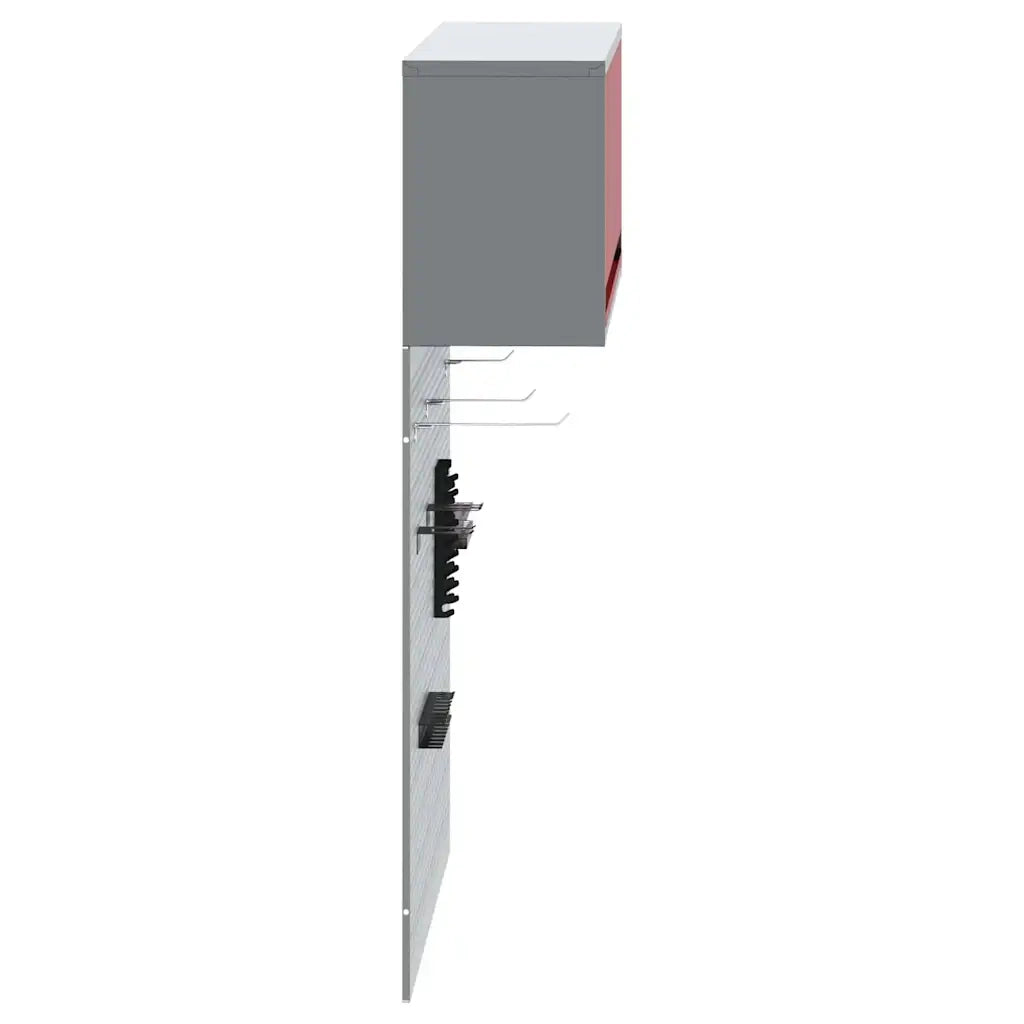 Set di armadi per attrezzi con lo scaffale 3 pz Rosso CFW7248861