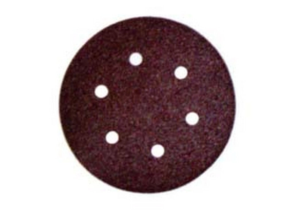 1blister dischi carta abrasiva forata velcro rotorbitali  mm150 grana 60 cod:ferx.fer198516