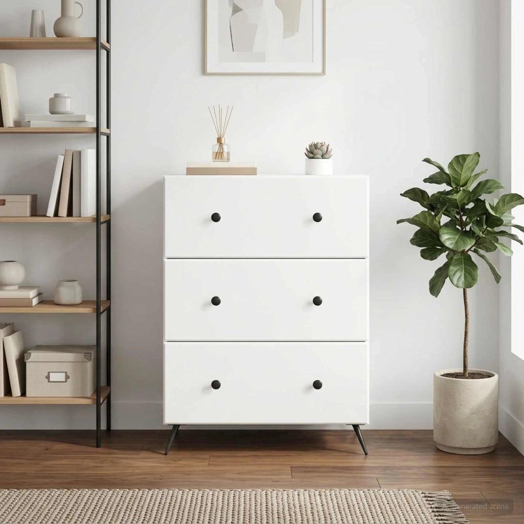 Mobile con Cassetti Bianco 66 x 34,5 x 90 cm 895525