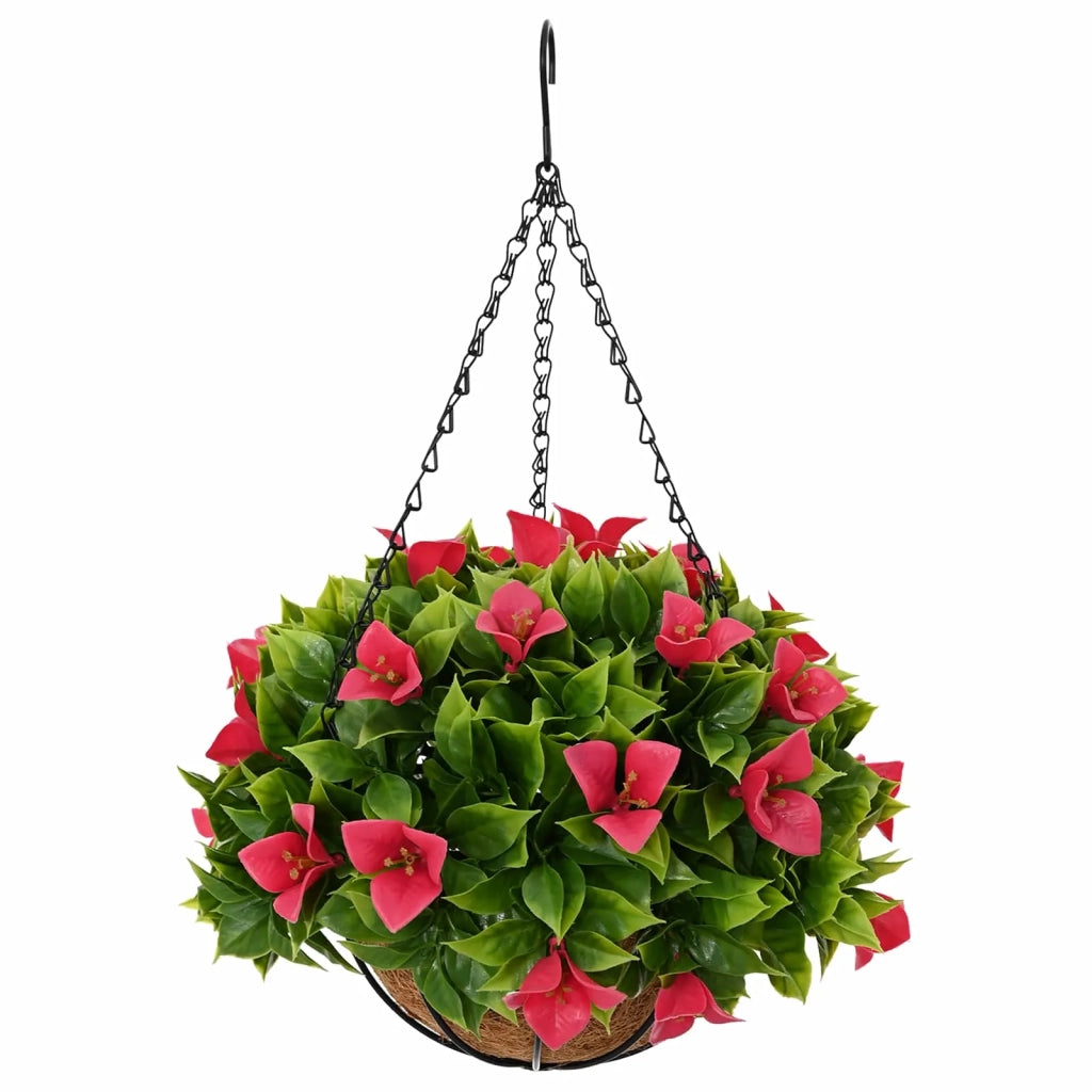 Fiori Artificiali Rosato 33 x 33 x 44 cm PE e Acciaio 42042381