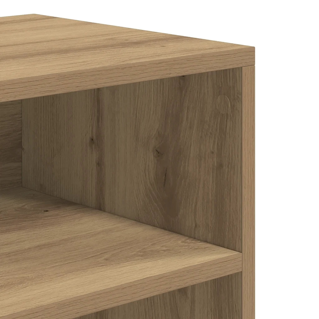 vidaXL Libreria Rovere Artigianale 60x30x71,5 cm Legno Multistrato