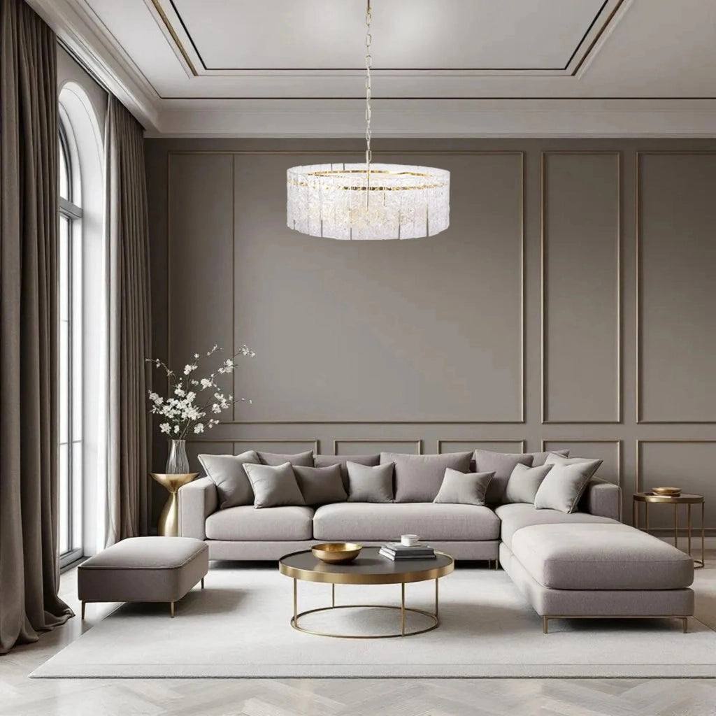 Lampada Cristal App1779-cp 60cm Gold