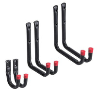 Kit 6 pz Ganci Universali Multiuso in Metallo da Parete