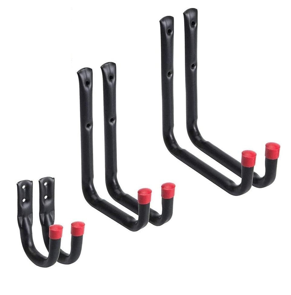 Kit 6 pz Ganci Universali Multiuso in Metallo da Parete