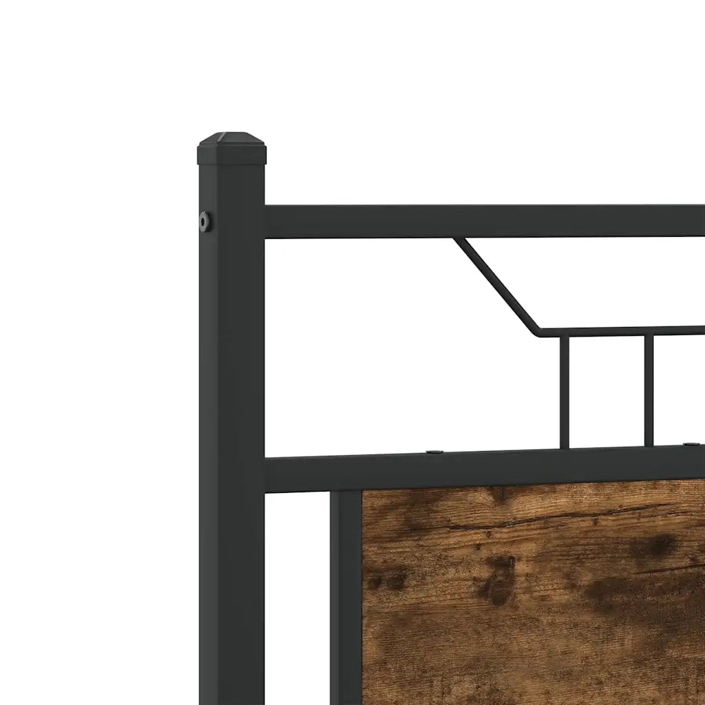 Giroletto senza Materasso Rovere Fumo 120x190 cm in Truciolato