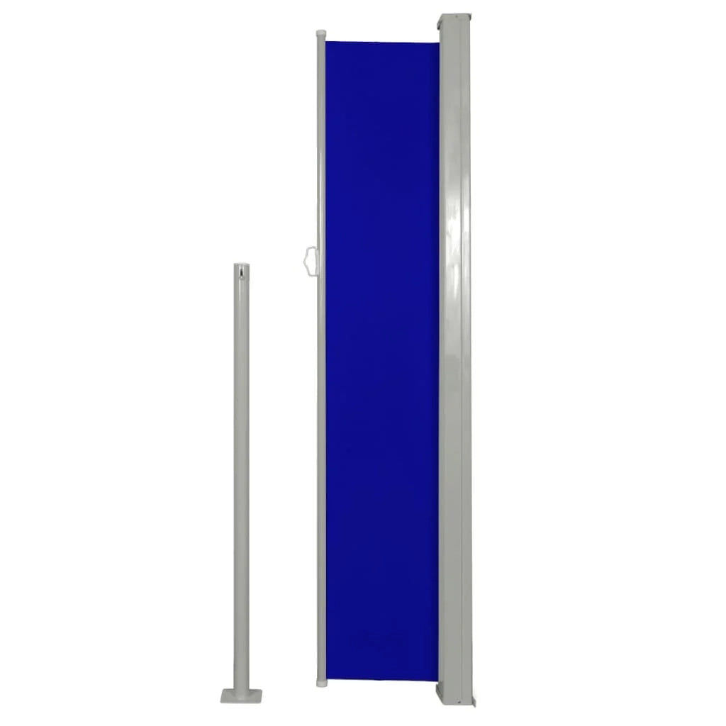 Tenda da sole laterale retrattile/schermo privacy per patio giardino terrazza balcone 160 x 300 cm blu 02_0007048