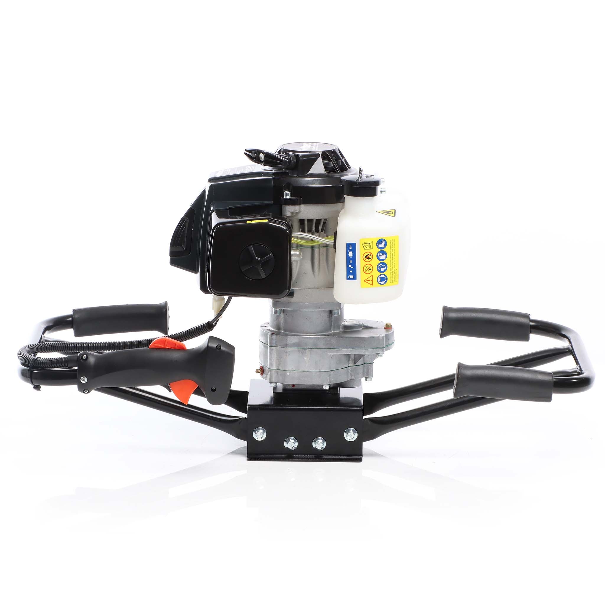 Mototrivella a benzina, manovrabile da 2 persone con motore di 3 CV 2.2kW 63,3ccm, Trivella a scoppio