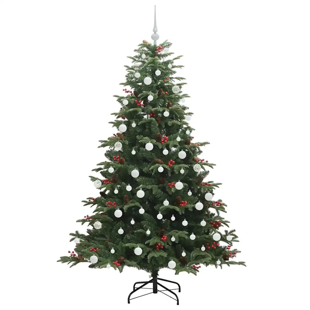 Albero di Natale artificiale con 300 LED Verde 180 cm