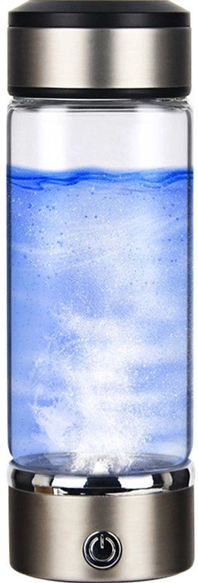 Bicchiere di ioni idrogeno da 301-400 ml, portatile, ricaricabile, elettrolisi rapida, bottiglia di acqua ricca di idrogeno per l'acqua potabile
