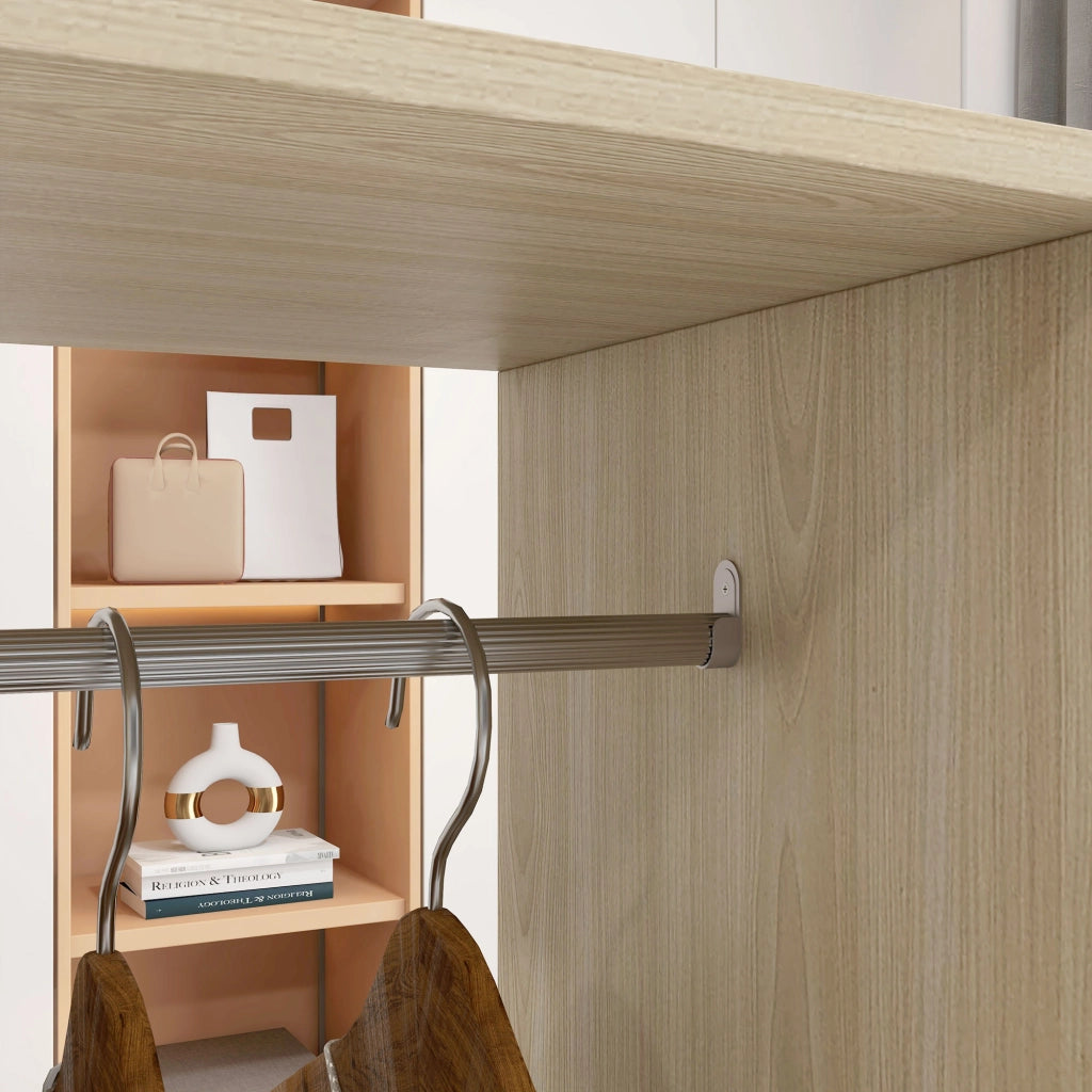 Armadio Scorrevole ¨C zephmum ¨C Legno Naturale 120x40x128 cm