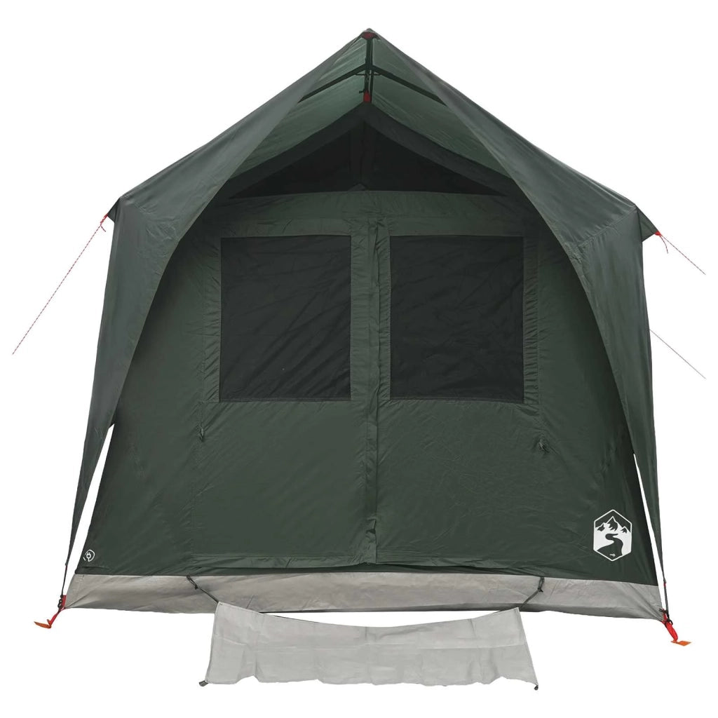 Tenda a tunnel Verde militare 8 persone Poliestere e Acciaio 42028660
