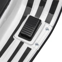 Moto Elettrica per Bambini a Licenza Vespa con Rotelle, Fanale e Musica, in PP e Metallo, 107x47x73 cm, Bianco