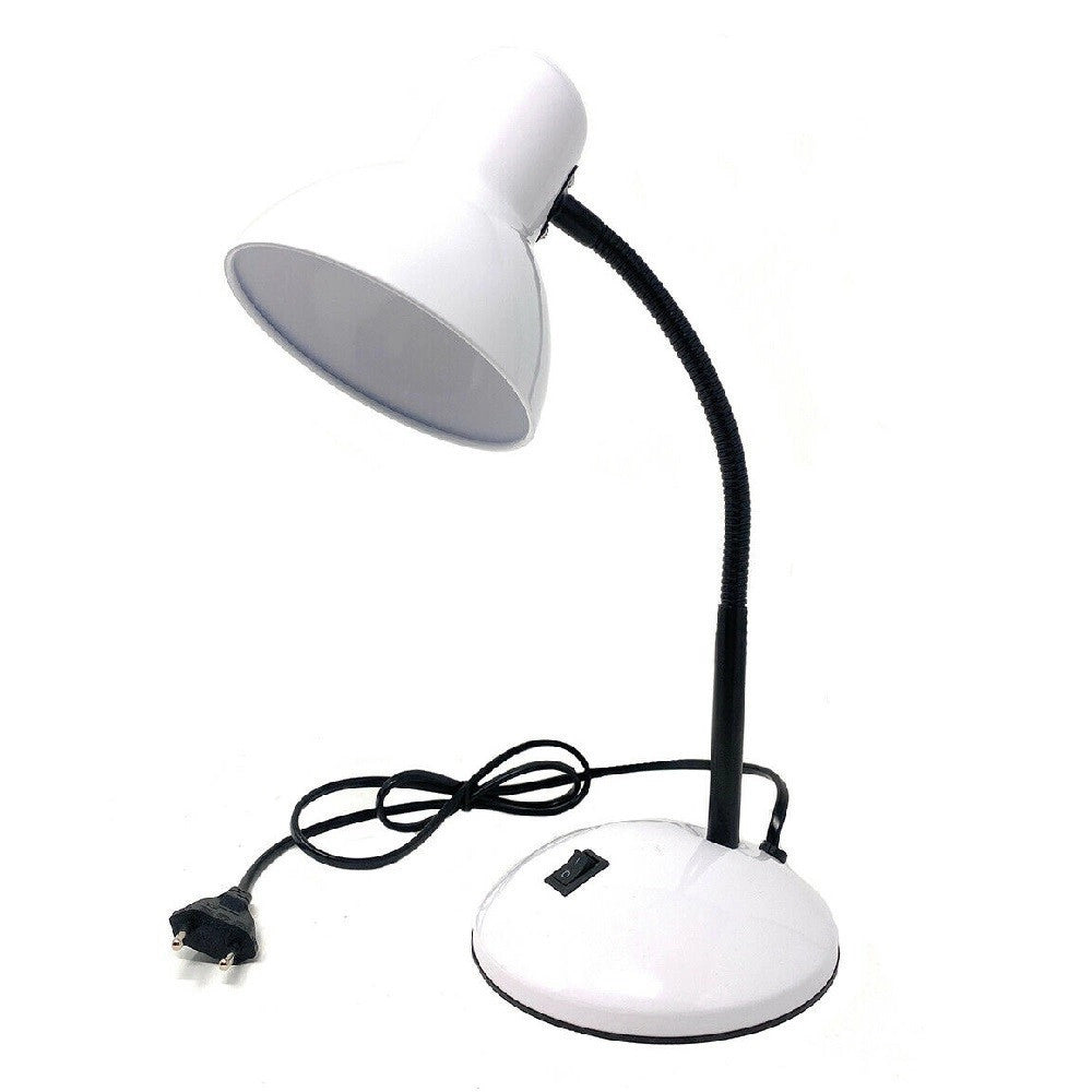 Trade Shop - Lampada Da Scrivania Con Braccio Flessibile Luce Lume Tavolo Per Cameretta Color -