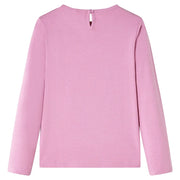Maglietta per Bambini Maniche Lunghe Rosa Bruciato 92 13969